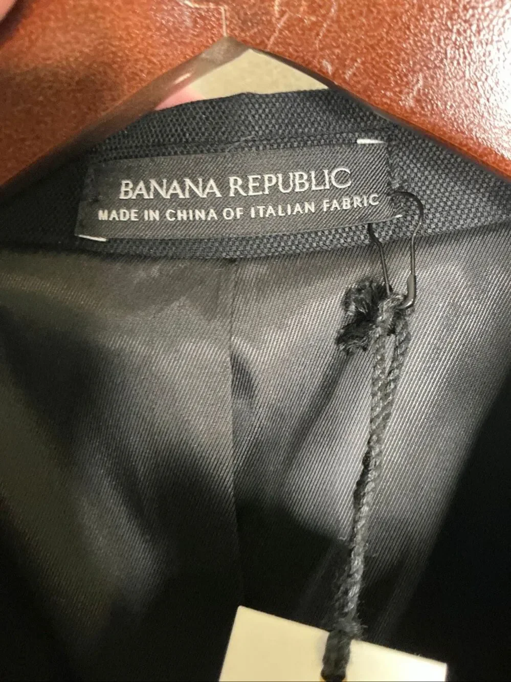 Banana Republic Tailored Slim Sports Coat | Black in 46R